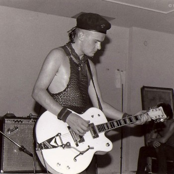 Billy onstage with Death Cult at The Loft, Berlin – July 1983