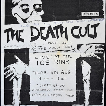 Death Cult poster 04-08-1983