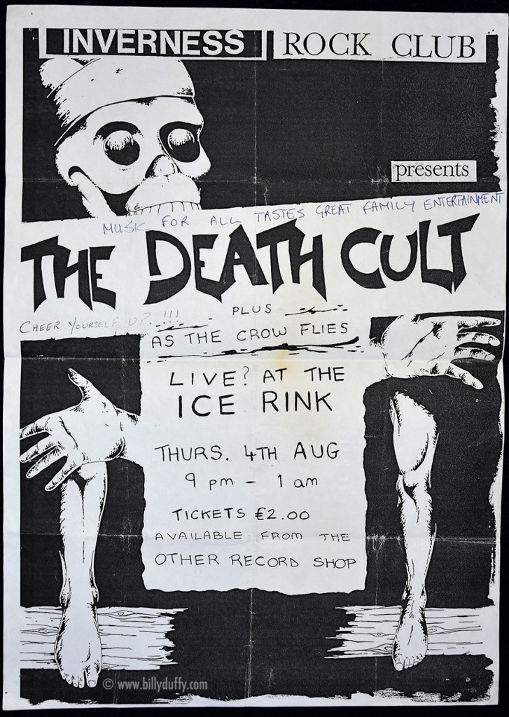 Death Cult poster 04-08-1983