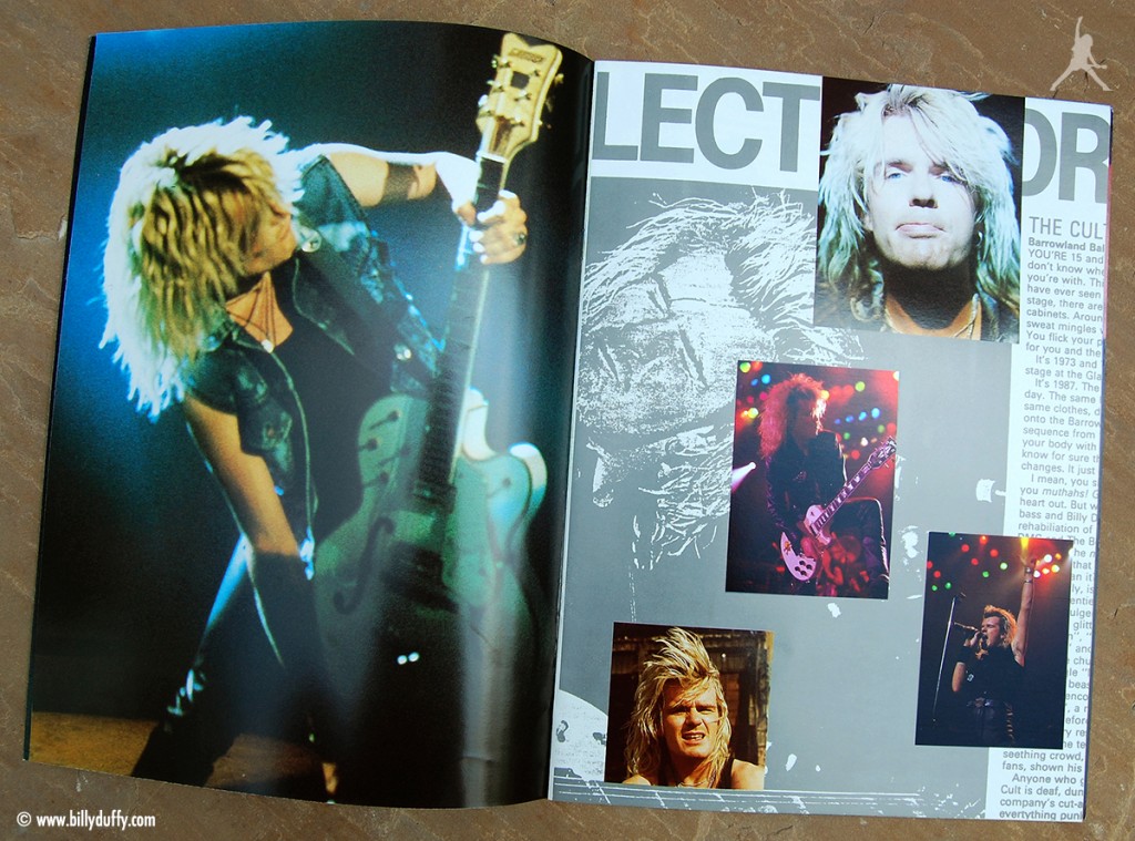 The Cult ‘Electric World Tour 87’ Programme #2