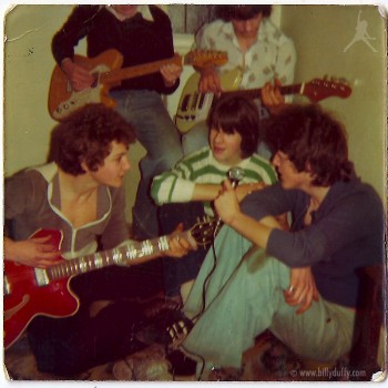 Billy with his first ‘real’ band – 1976