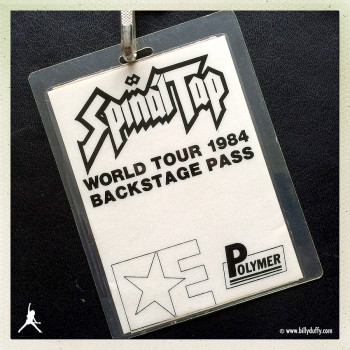 Billy’s Spinal Tap ‘Electric’ Tour Laminate