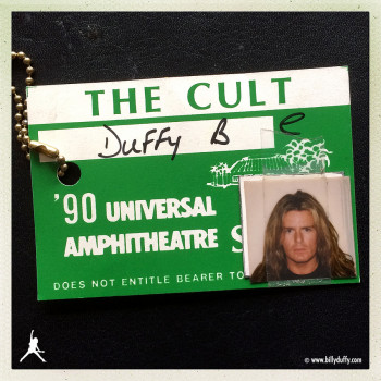 Billy’s Photo Pass from Universal Amphitheatre – 1990