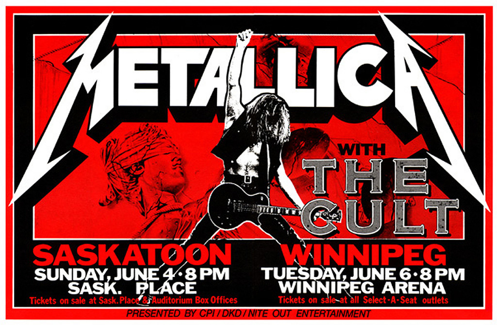 Metallica & The Cult - June 1989