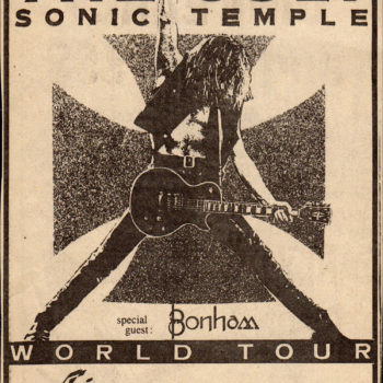 Sonic Temple World Tour – Canada – December 1989