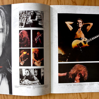 Billy’s pages in The Cult ‘Sonic Temple’ World Tour Programme 89-90