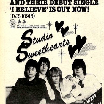 Advert for the Studio Sweethearts Single – 1979