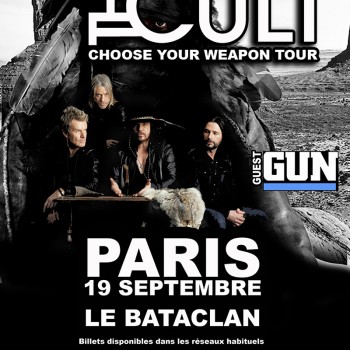 The Cult Gig Poster – Paris 19-10-2012