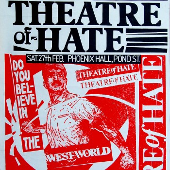 Theatre of Hate Poster 27-02-1982