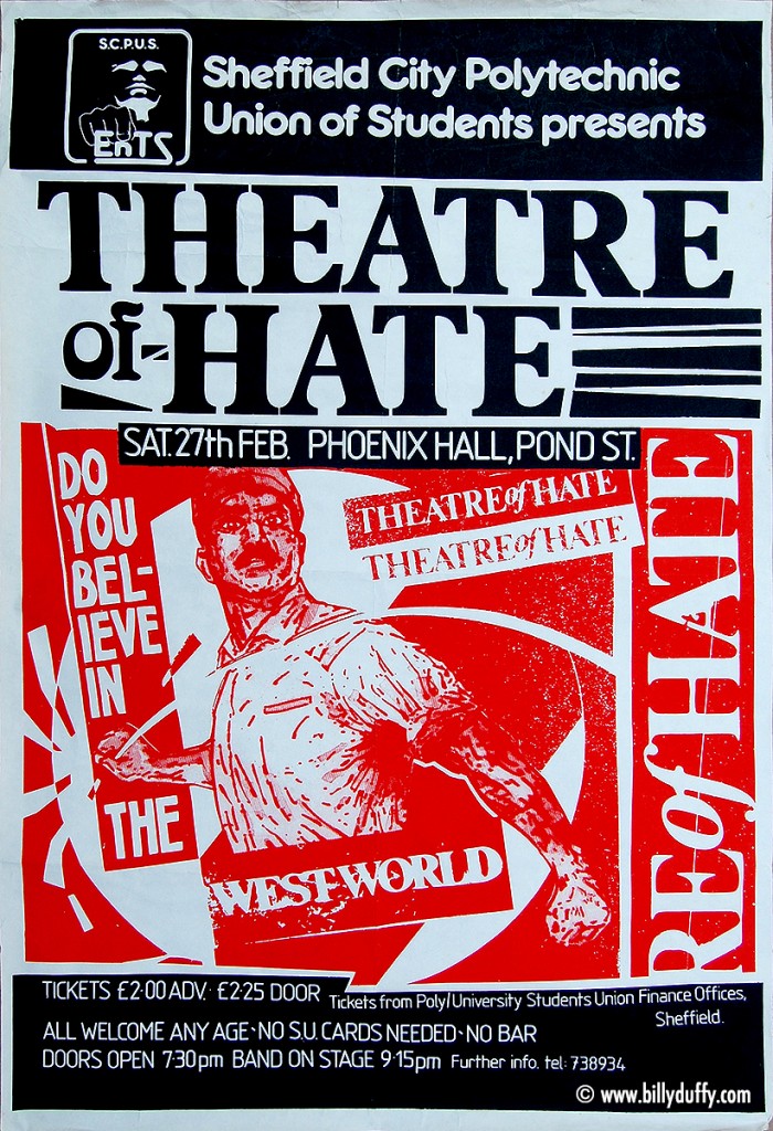 Theatre of Hate Poster 27-02-1982