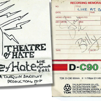 Theatre of Hate Bootleg Cassette – Signed by Billy