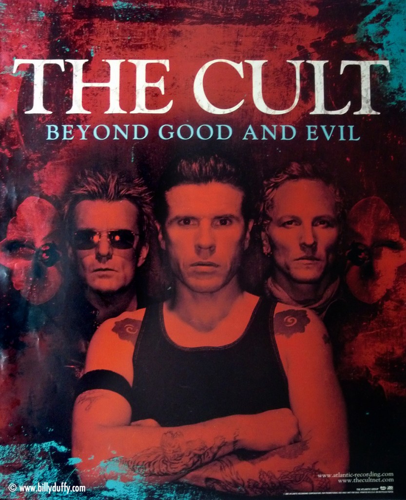 The Cult 'Beyond Good & Evil' promo poster - 2001