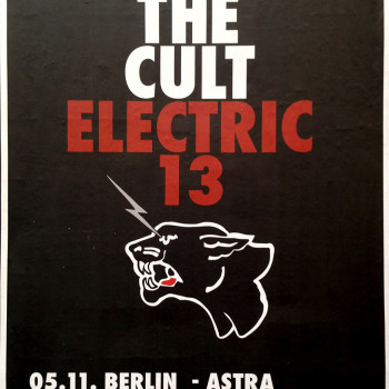 The Cult ‘Electric 13’ Germany Poster – 2013