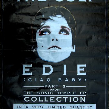 The Cult ‘Edie’ Promo poster – 1989