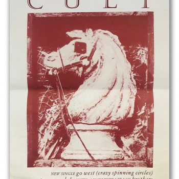 The Cult “Go West” Poster 1984