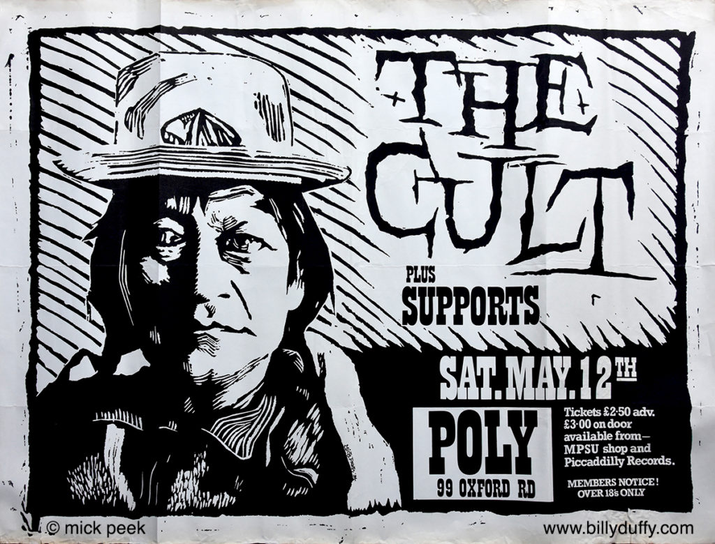 The Cult Poster 12-05-1984