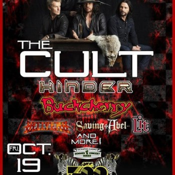 The Cult Gig Poster 19-10-2012