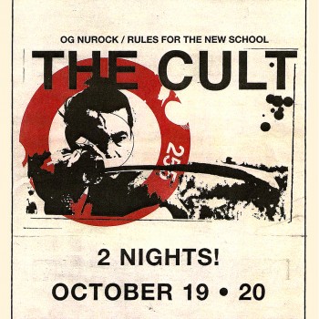 The Cult Poster – The Wiltern Theatre 19-10-2002