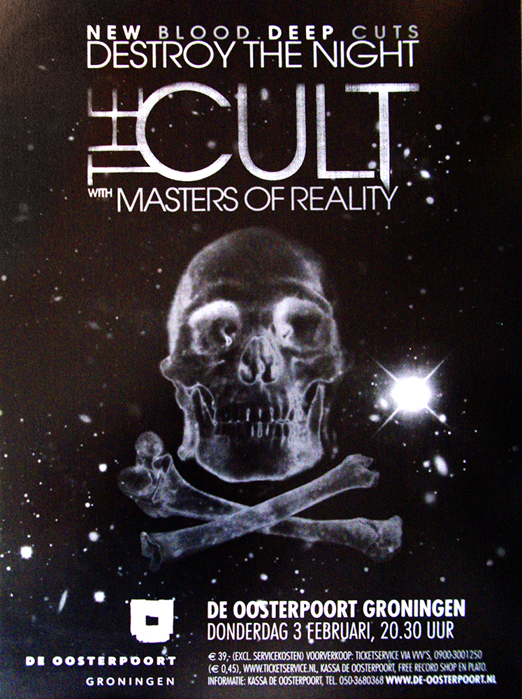 The Cult Gig Poster 03-02-2011