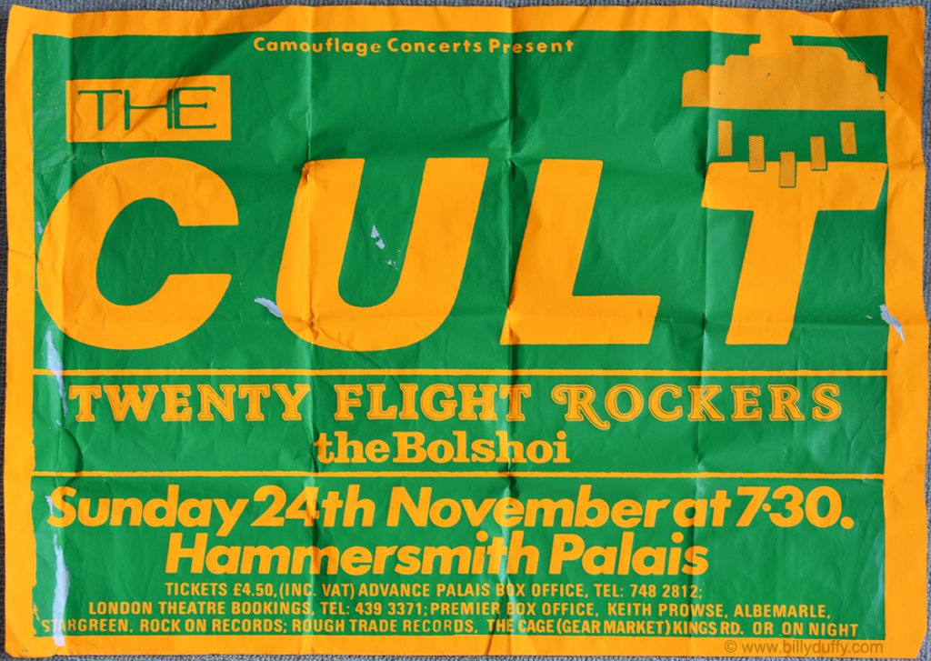 The Cult Poster - London 1985