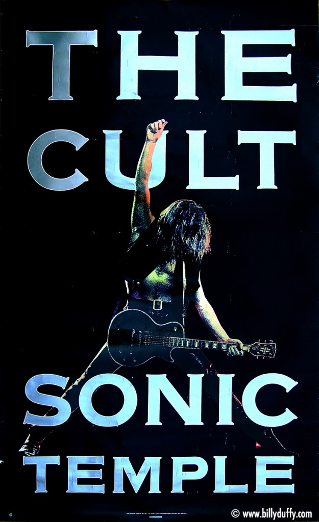 The Cult Sonic Temple Promo Poster - 1989