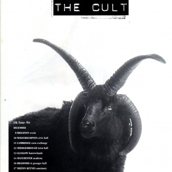 The Cult UK Tour Poster – 1994