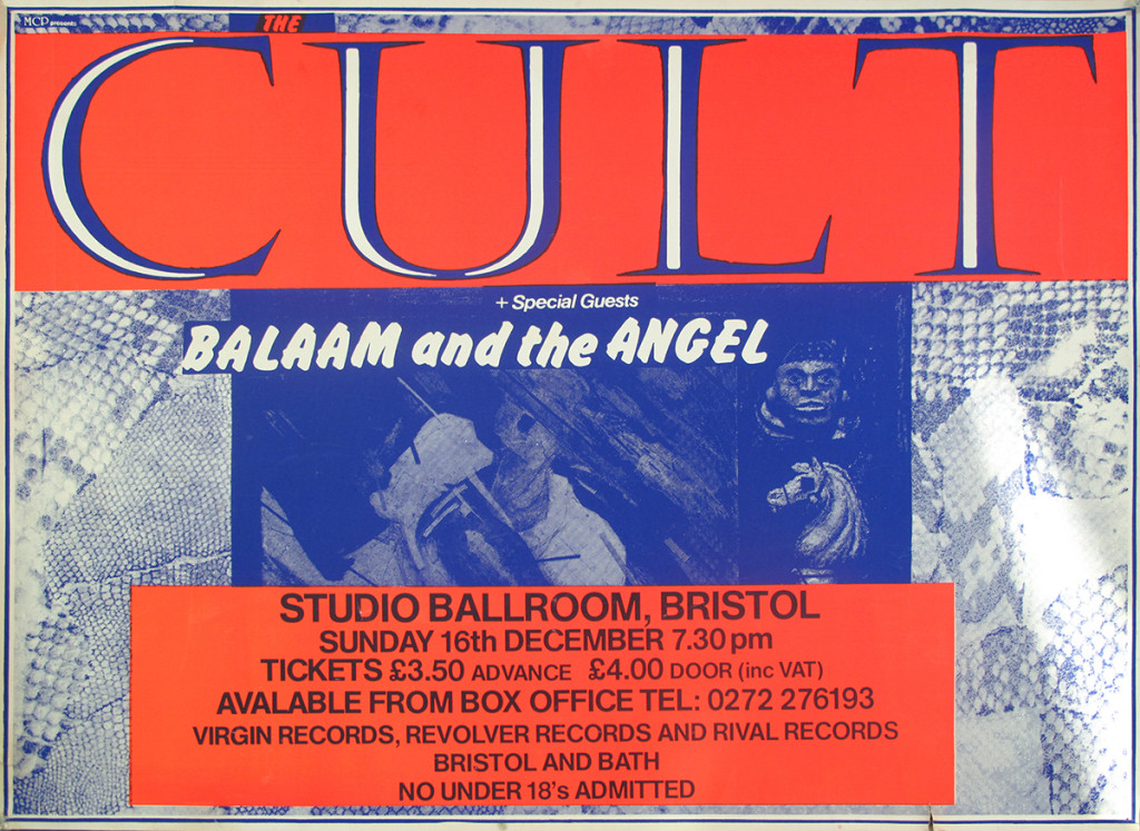 The Cult Poster - Bristol 16-12-1984