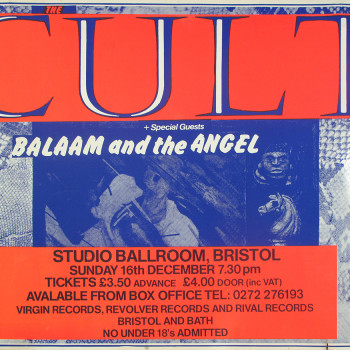 The Cult Poster – Bristol 16-12-1984