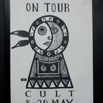 Billy’s itinerary from The Cult UK Tour – 1984