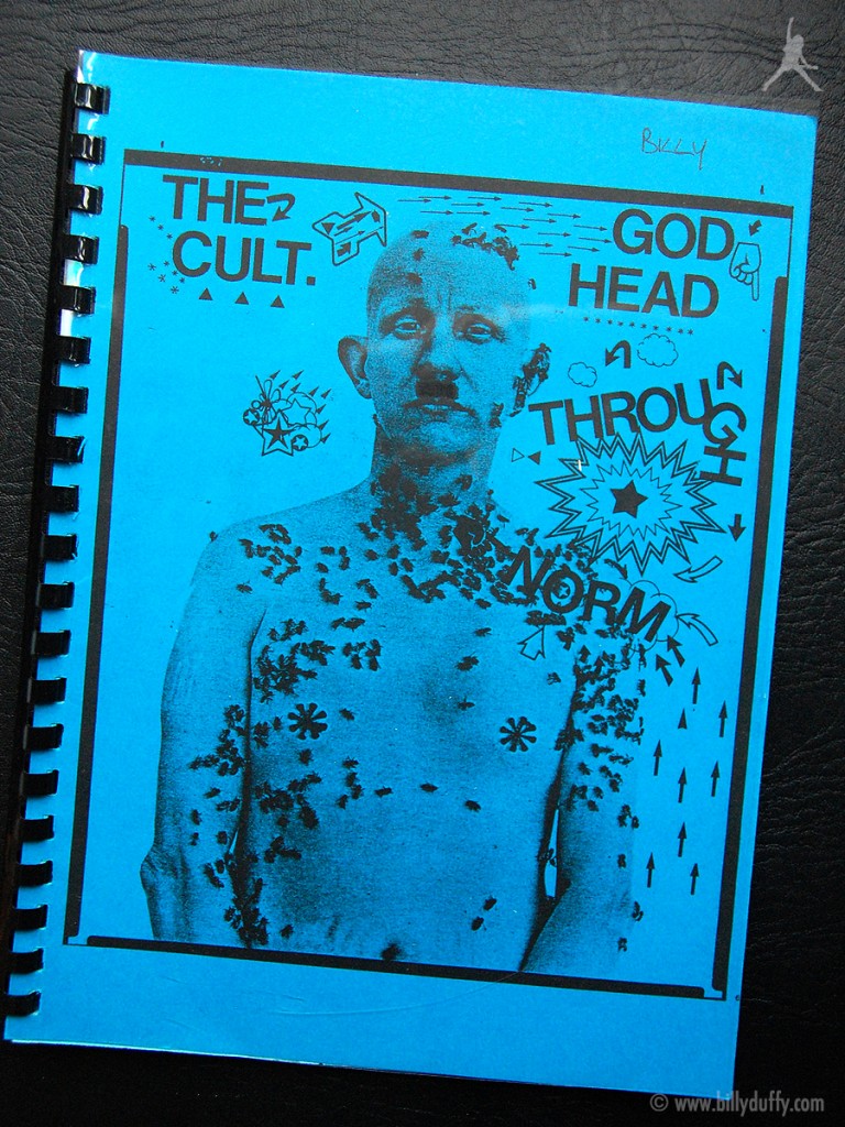Billy's itinerary book from The Cult 'Love' Tour - 1985