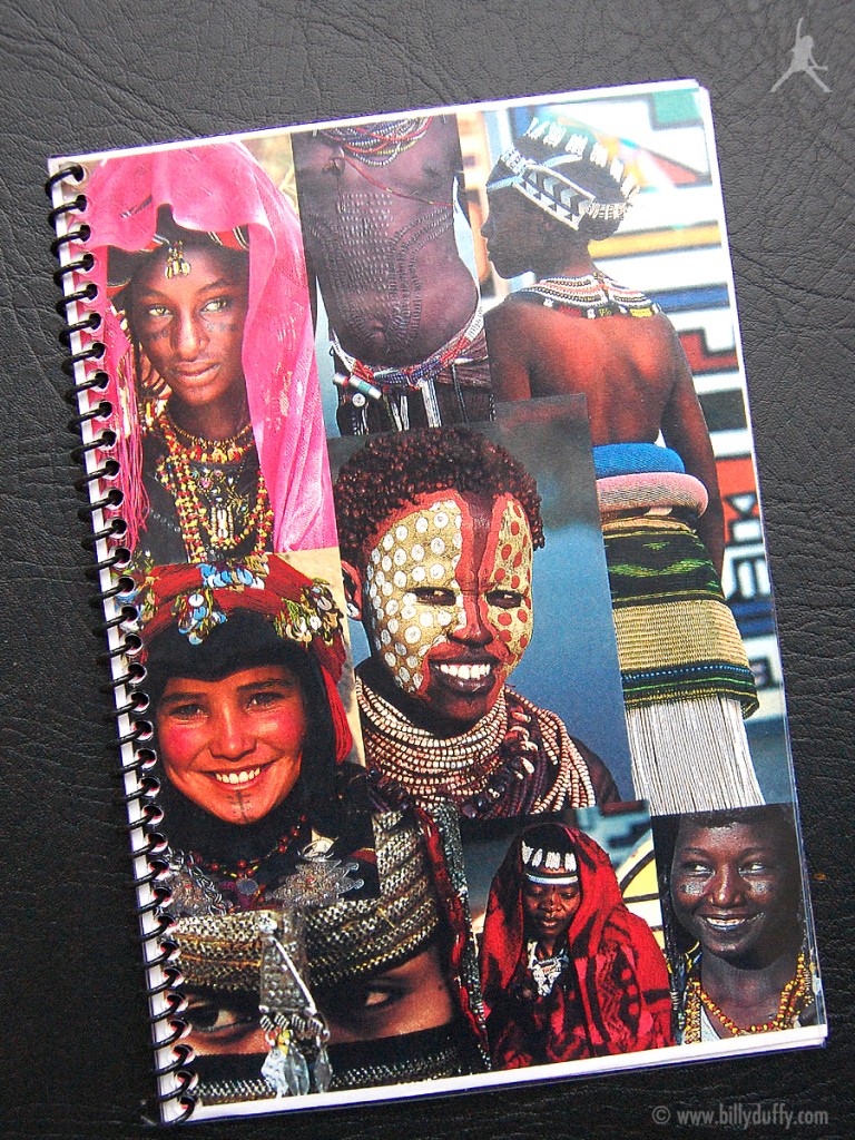 Billy's itinerary book from The Cult South African Tour - 2000