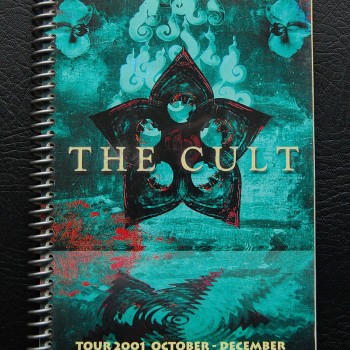 Billy’s itinerary book from The Cult ‘Beyond Good & Evil’ Tour – 2001