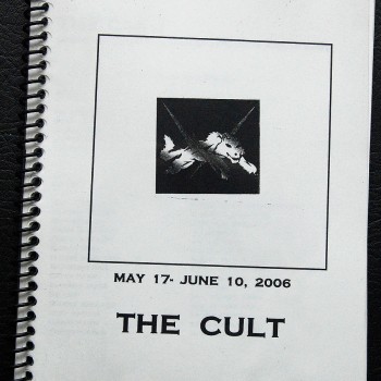 Billy’s itinerary book from The Cult Tour – 2006