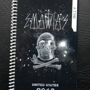 Billy’s itinerary book from The Cult ‘Capsules’ Tour – 2010