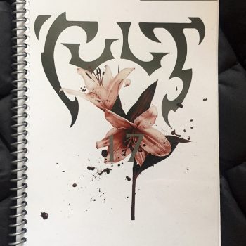 Billy’s itinerary book from The Cult ‘Alive in the Hidden City’ Tour – 2017