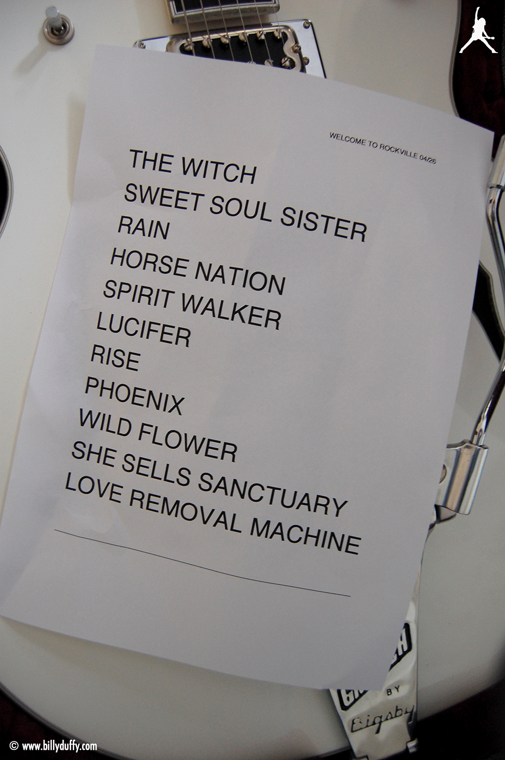 The Cult Set List 26042014 Billy Duffy