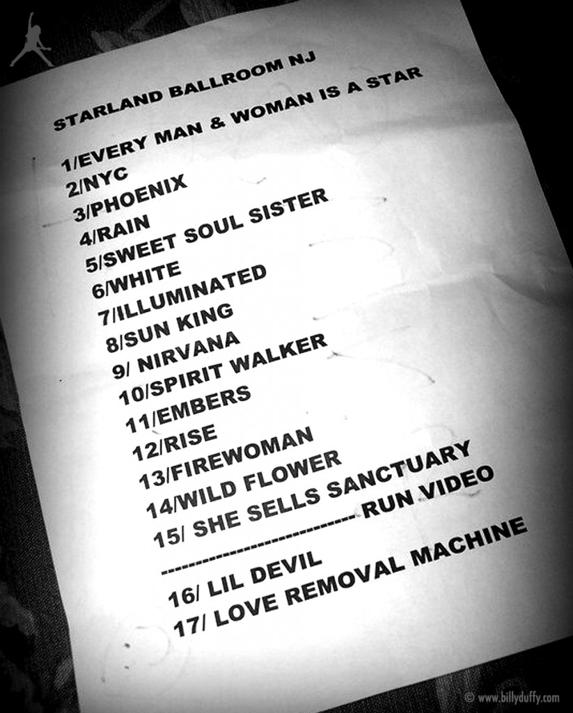 The Cult Set List 30-10-2010