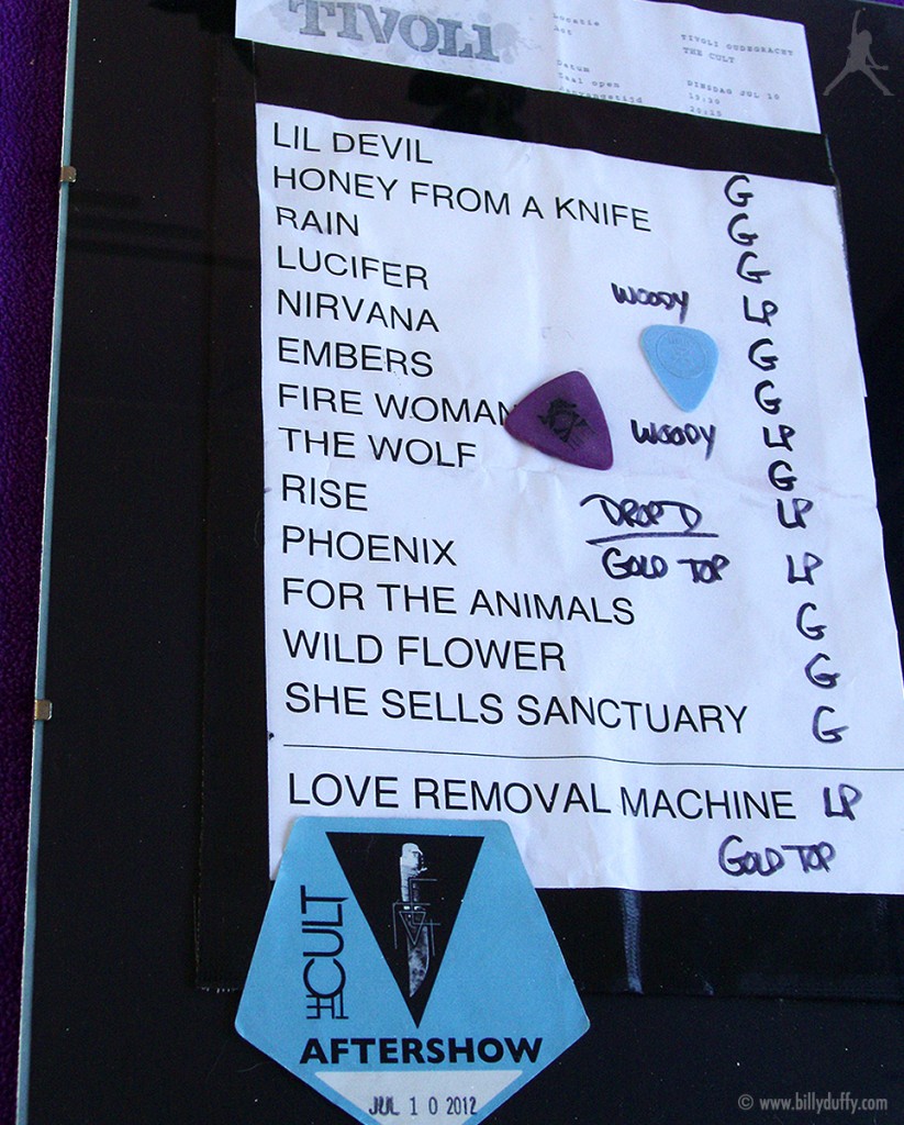 The Cult Set List 10-07-2012