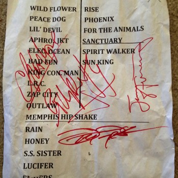 The Cult Set List 08-08-2013