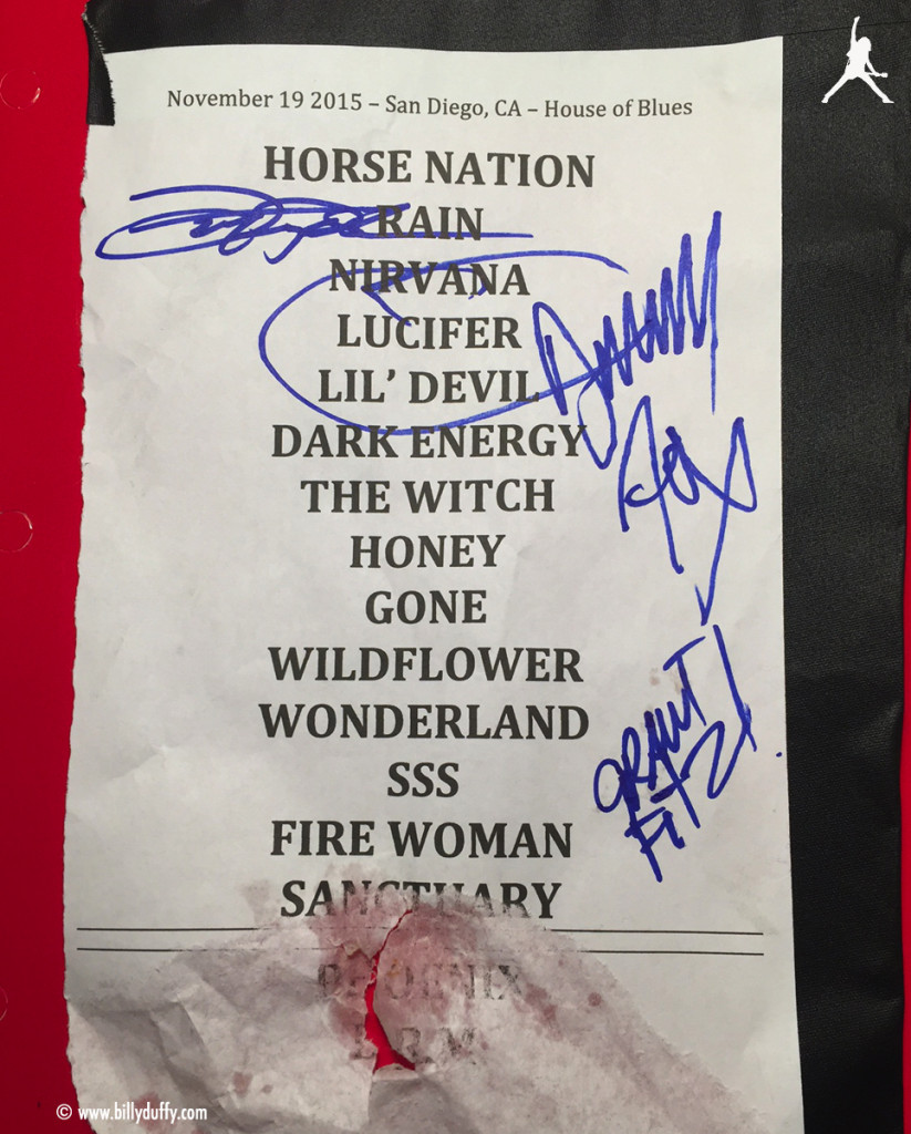 The Cult Set List 19-11-2015