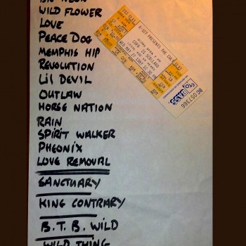 The Cult set list 27-05-1987