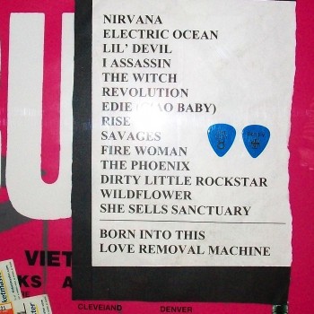 The Cult set list 21-11-2007