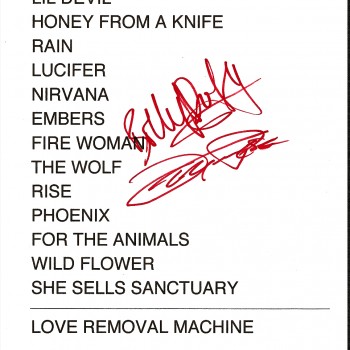 Cult setlist 2012-06-17