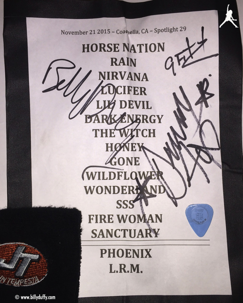 The Cult Set List 21-11-2015