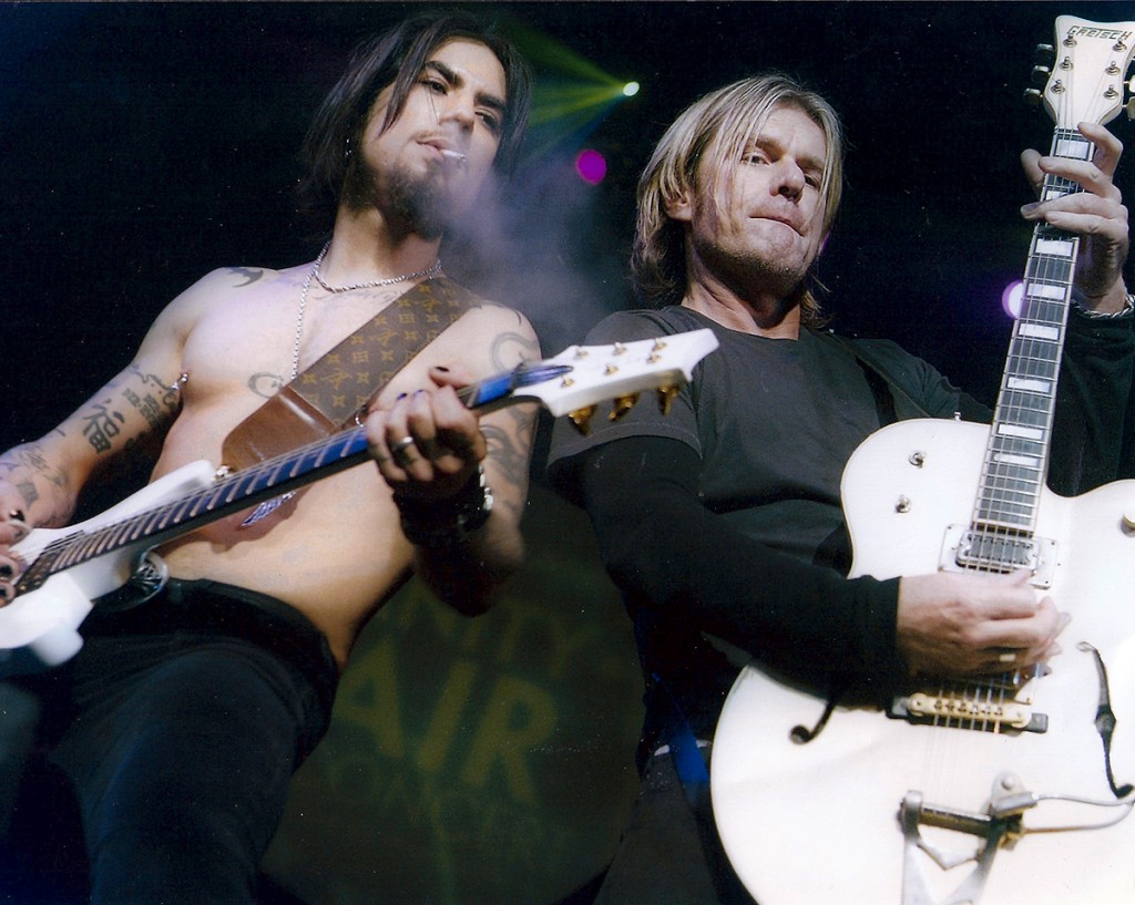 Billy onstage with Camp Freddy - 2004