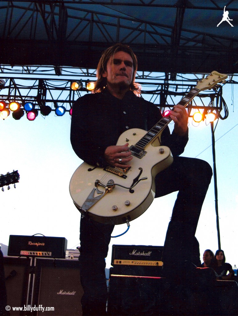 Billy onstage with Cardboard Vampyres -2004