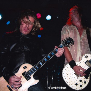 Billy onstage with Cardboard Vampyres – 2004