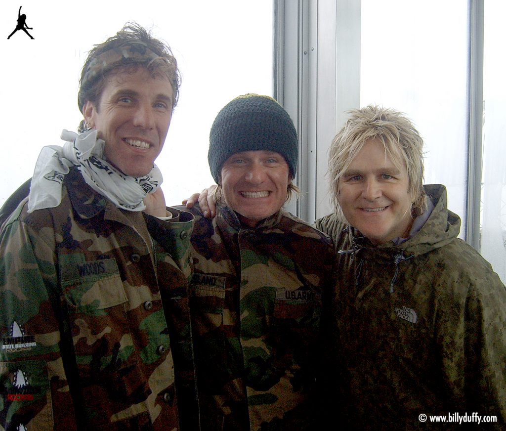 Billy Duffy with Slim Jim Phantom and Mike Peters at Empire Rocks!