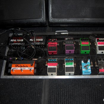 Billy’s Pedal Board for ‘Electric 13’