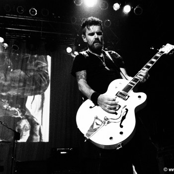 Billy and his Signature White Falcon